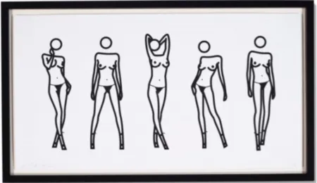Serigrafía Opie - Bijou Gets Undressed 7 (Cristea 56)