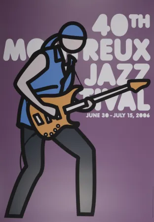 Serigrafía Opie - Montreux Jazz Festival, 2006