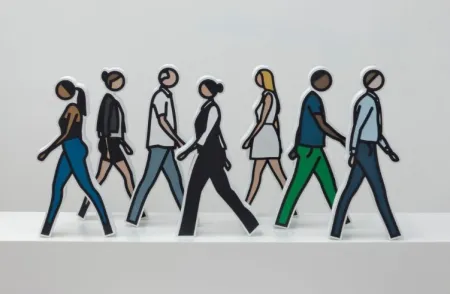 Sin Técnico Opie - Walking Statuettes, full set of 7