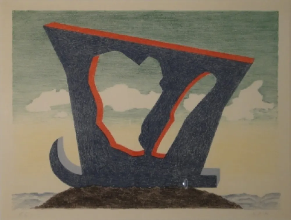 Litografía Oppenheim - Le grand liparide, Silberschwanz. 