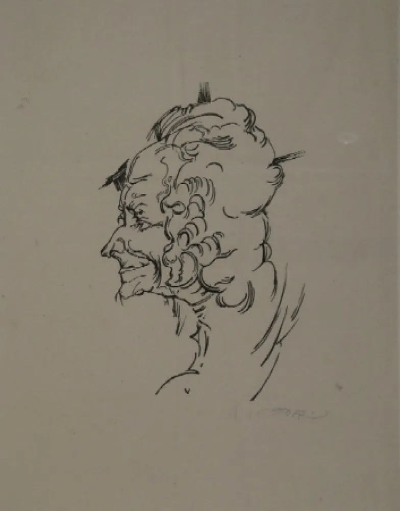 Grabado En Madera Oppenheimer - Voltaire