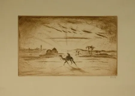 Aguafuerte Orlik - Aus Ägypten