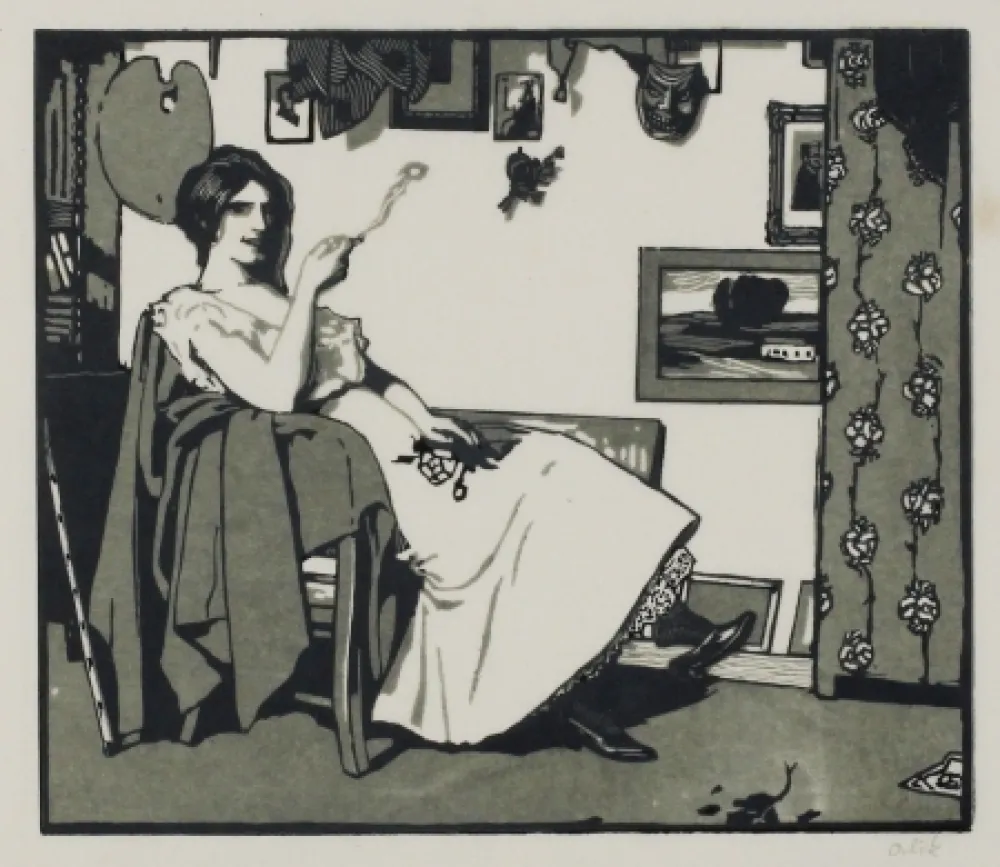 Grabado En Madera Orlik - Kleine Holzschnitte 1896-99 (Small Woodcuts)