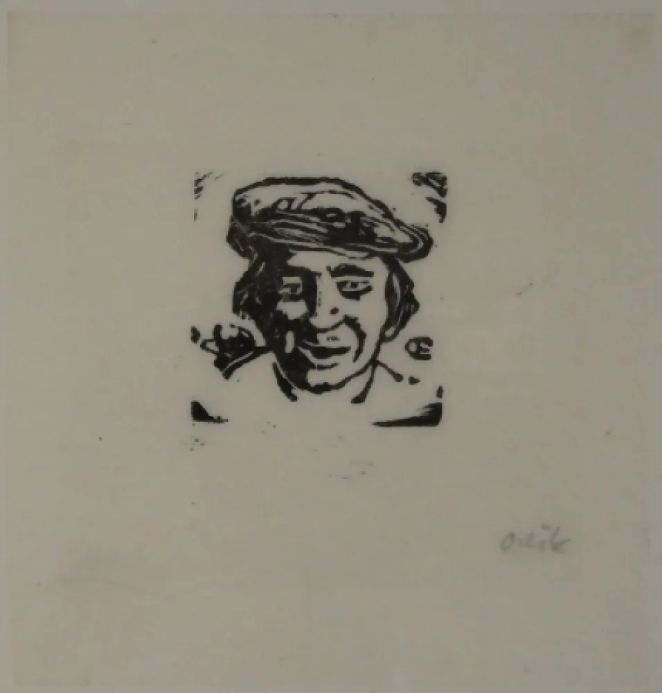 Grabado En Madera Orlik - Kleiner Kopf