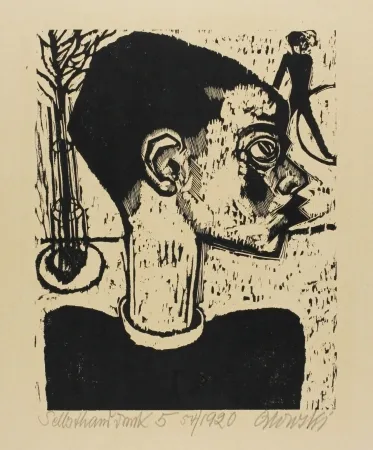 Grabado En Madera Orlowski - Knaben auf der Strasse (Boys in the Street)