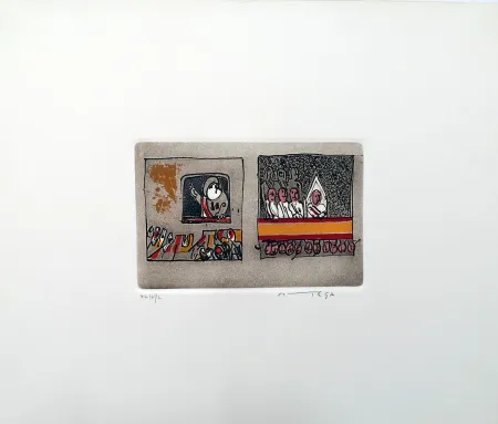 Aguafuerte Y Aguatinta Ortega - Dittatura