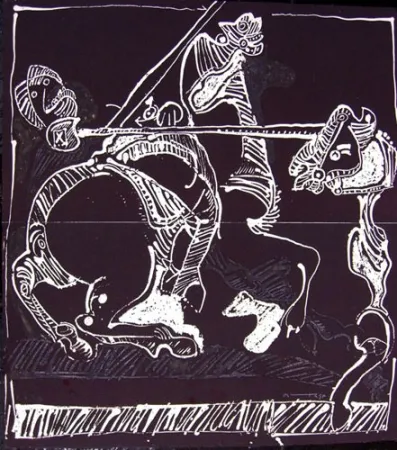 Aguafuerte Ortega - ENFRENTAMIENTOS