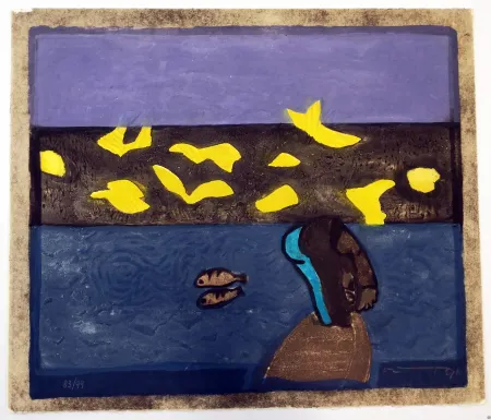 Linograbado Ortega - Paesaggio