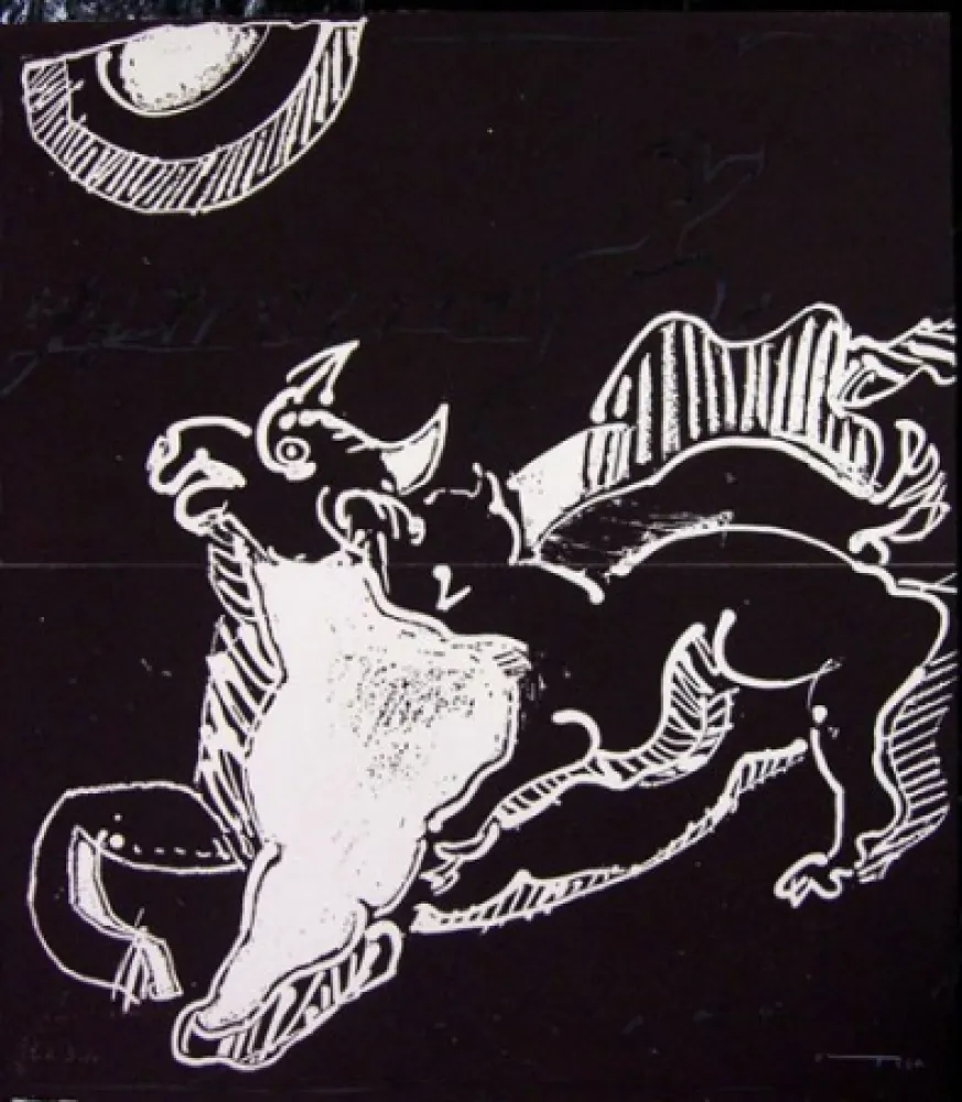 Aguafuerte Ortega - PERROS