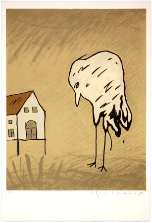 Litografía Otsuki - Je rentre pas à la maison