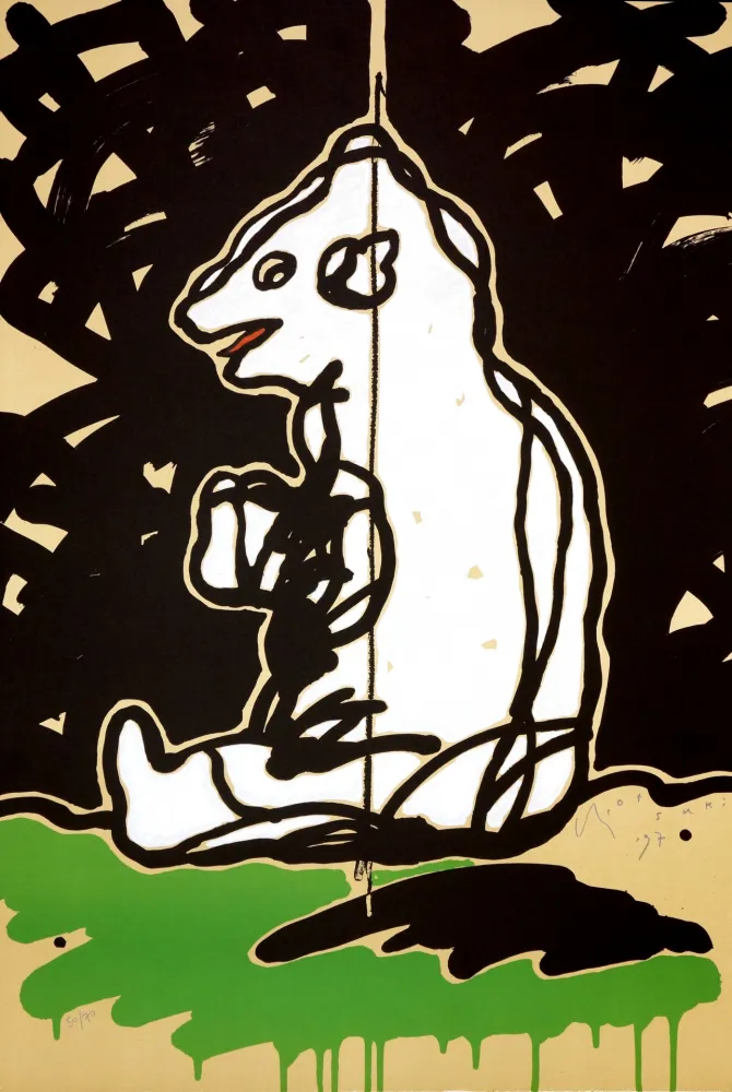 Litografía Otsuki - Ours