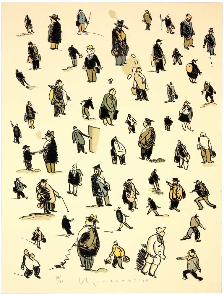 Litografía Otsuki - Personnage