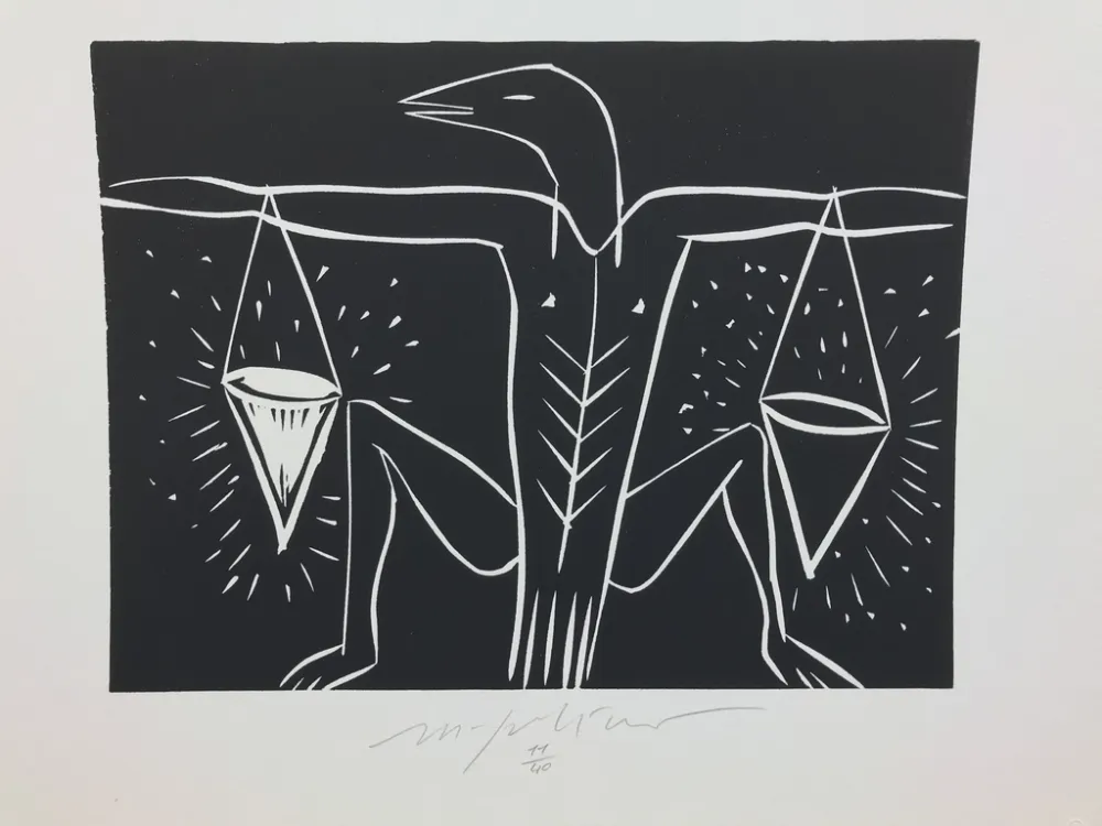 Grabado Paladino - Bilancia