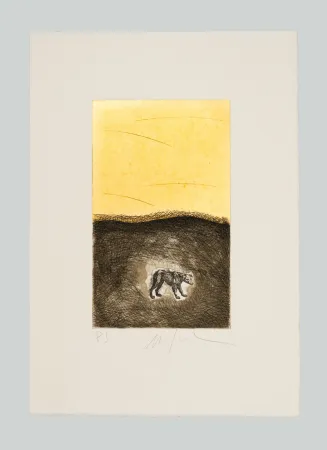 Aguafuerte Y Aguatinta Paladino - Cane