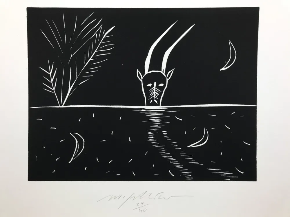 Grabado Paladino - Capricorno