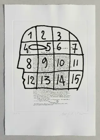 Linograbado Paladino - Cher monsieur Einstein (tav. 3)