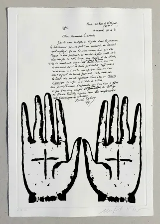 Linograbado Paladino - Cher monsieur Einstein (tav. 4)