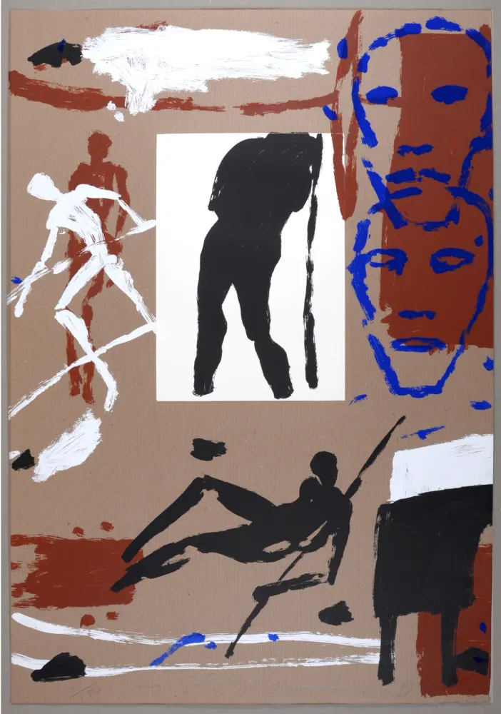 Serigrafía Paladino - Composition