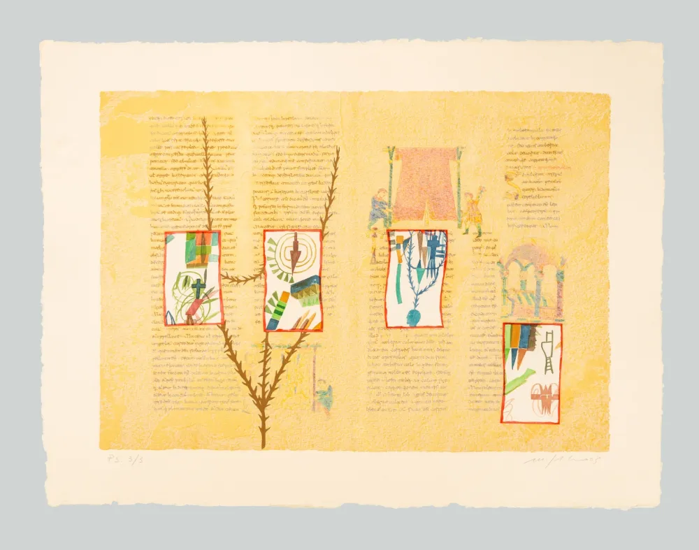 Grabado Paladino - De universo 5 (Rabanus Maurus)