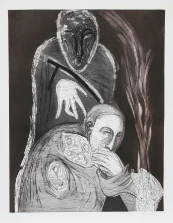 Aguafuerte Y Aguatinta Paladino - Ex-Giganti All'alba