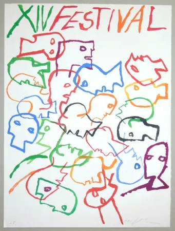 Serigrafía Paladino - Festival