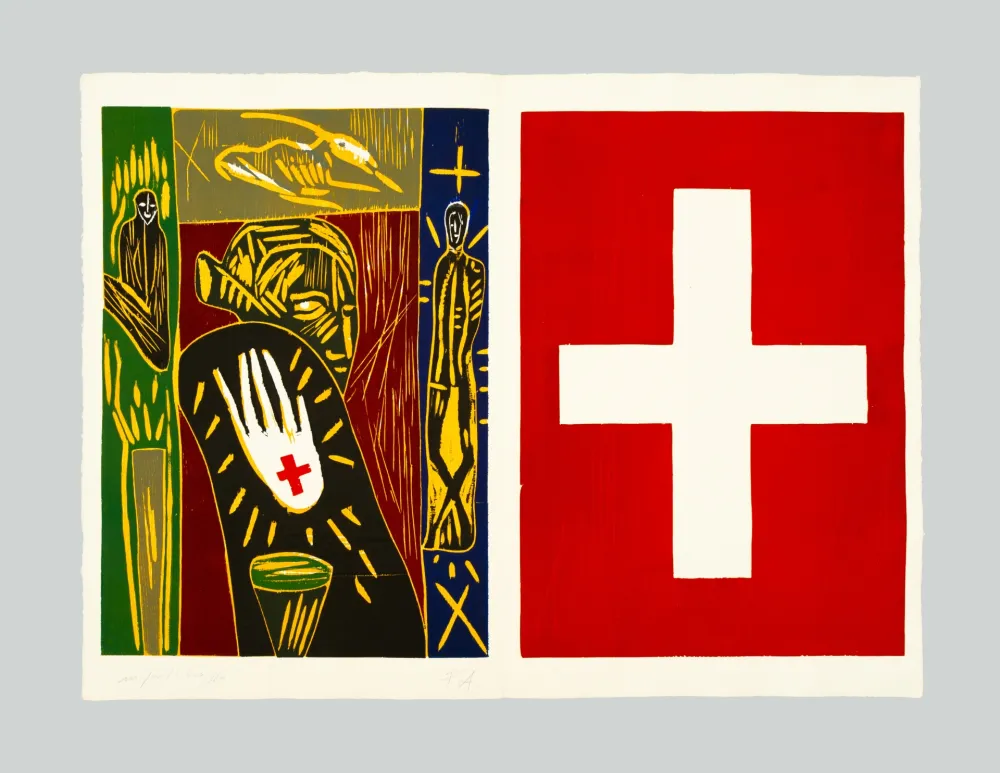 Grabado En Madera Paladino - Lacrimosa (Oro)