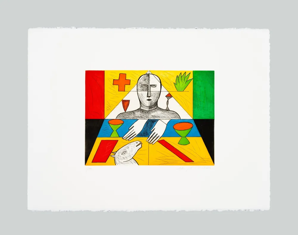 Aguafuerte Y Aguatinta Paladino - Matematico 1