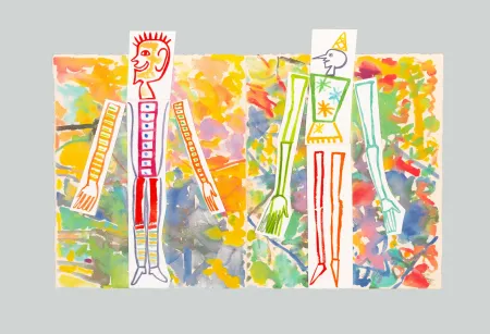 Serigrafía Paladino - Pinocchio