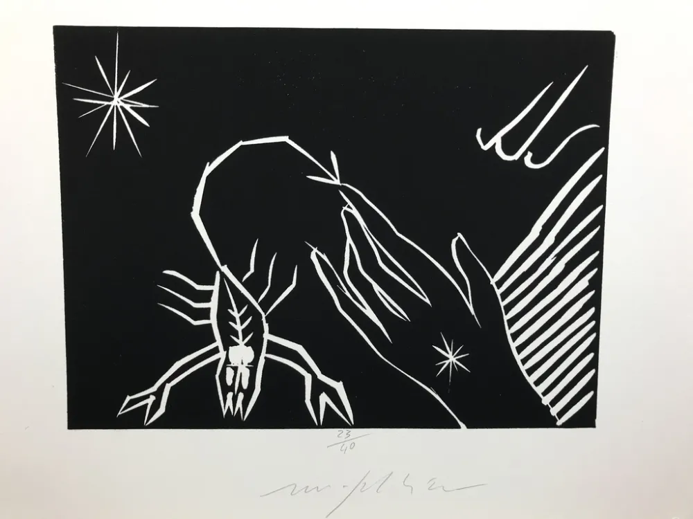 Grabado Paladino - Scorpione