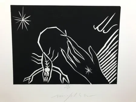 Grabado Paladino - Scorpione