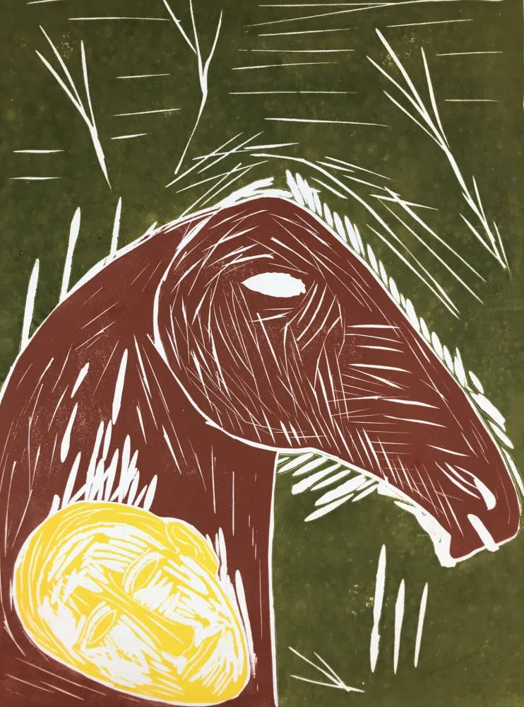 Linograbado Paladino - Senza titolo