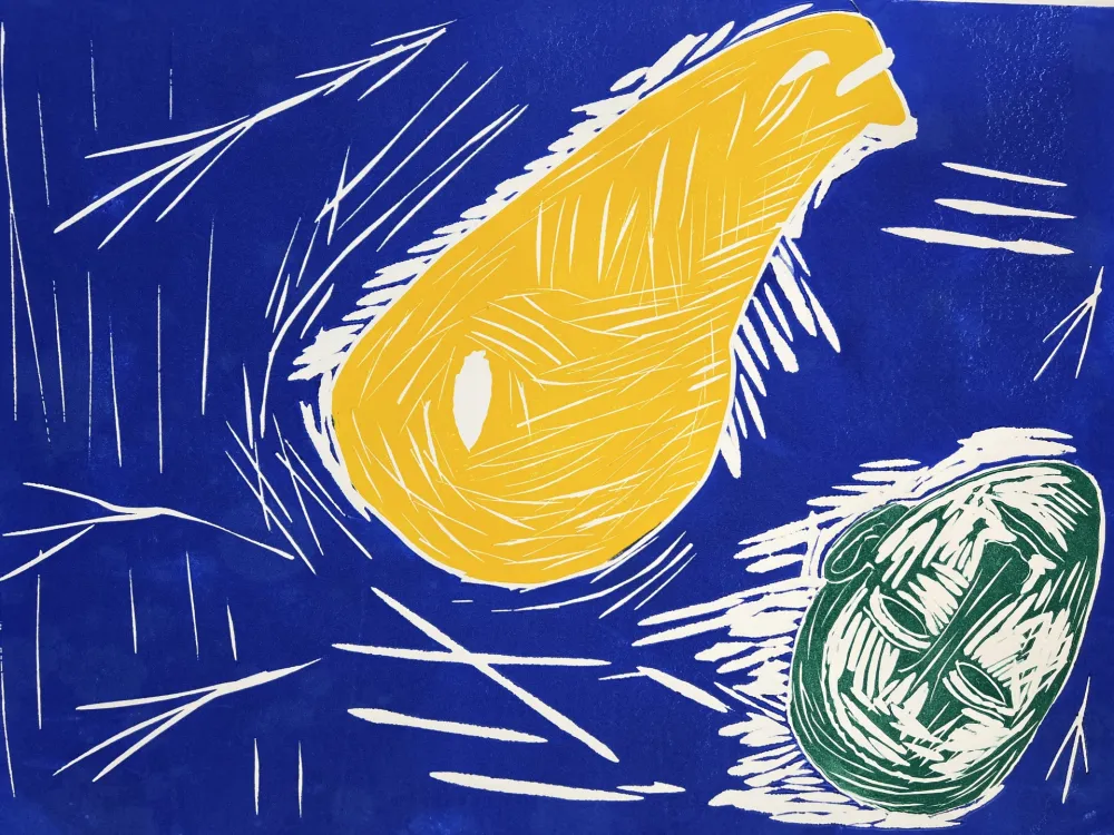 Grabado En Madera Paladino - Senza titolo