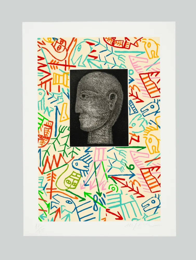 Linograbado Paladino - Senza titolo