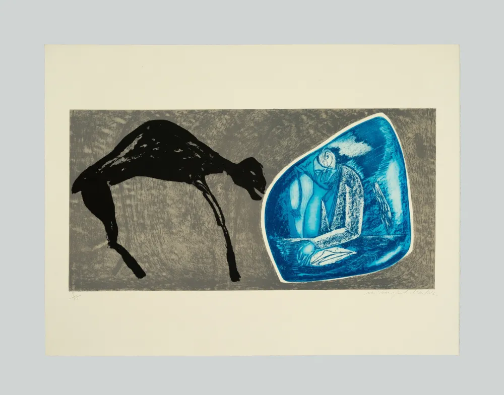 Litografía Paladino - Senza titolo