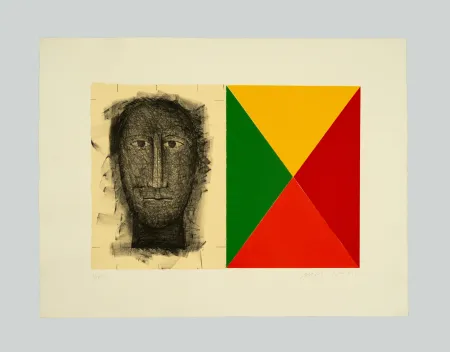 Litografía Paladino - Senza titolo