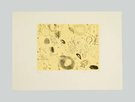 Litografía Paladino - Senza titolo