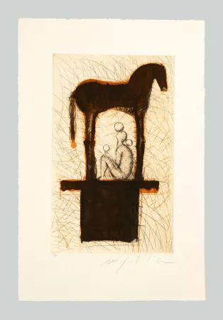 Aguatinta Paladino - Viaggio (I)