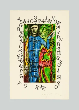 Aguatinta Paladino - Viaggio (III)