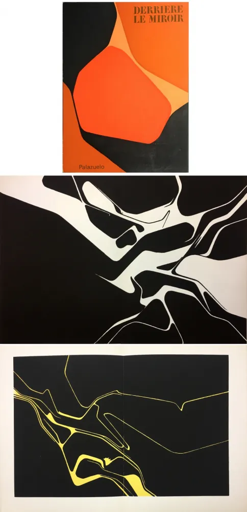 Litografía Palazuelo - Derrière le Miroir n° 137 . PALAZUELO . Avril 1963.