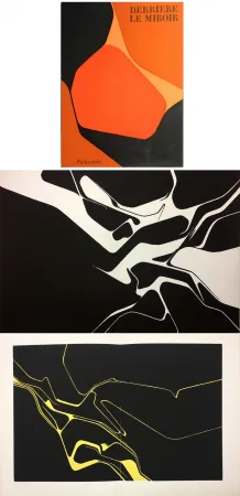 Litografía Palazuelo - Derrière le Miroir n° 137 . PALAZUELO . Avril 1963.