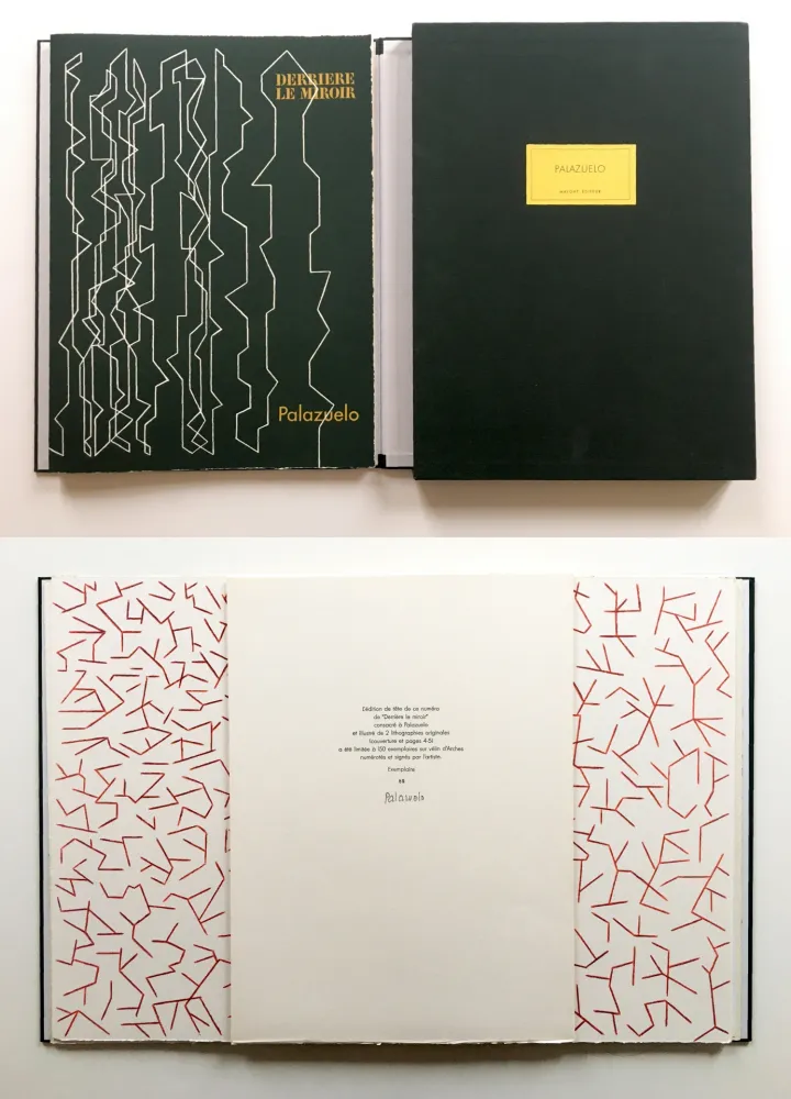 Libro Ilustrado Palazuelo - PALAZUELO. DERRIÈRE LE MIROIR n° 229. Mai 1978. TIRAGE DE LUXE SIGNÉ.