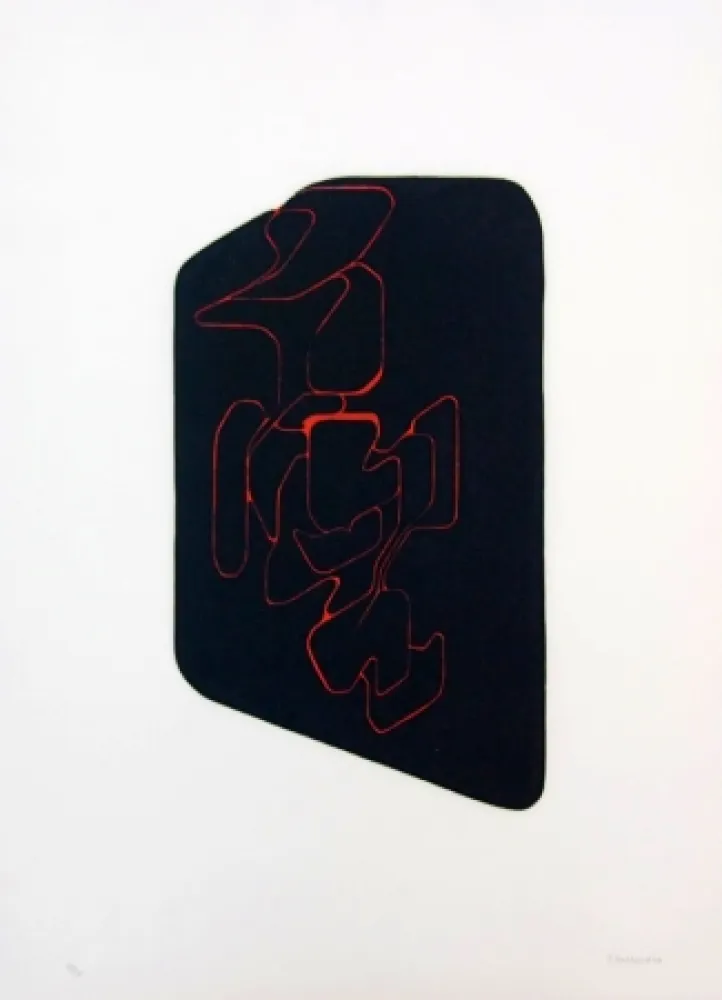 Aguatinta Palazuelo - Sceaux IV