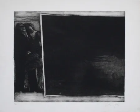 Aguafuerte Y Aguatinta Palm - Untitled