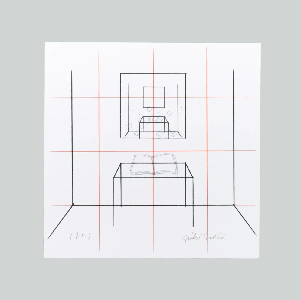 Litografía Paolini - Composizione