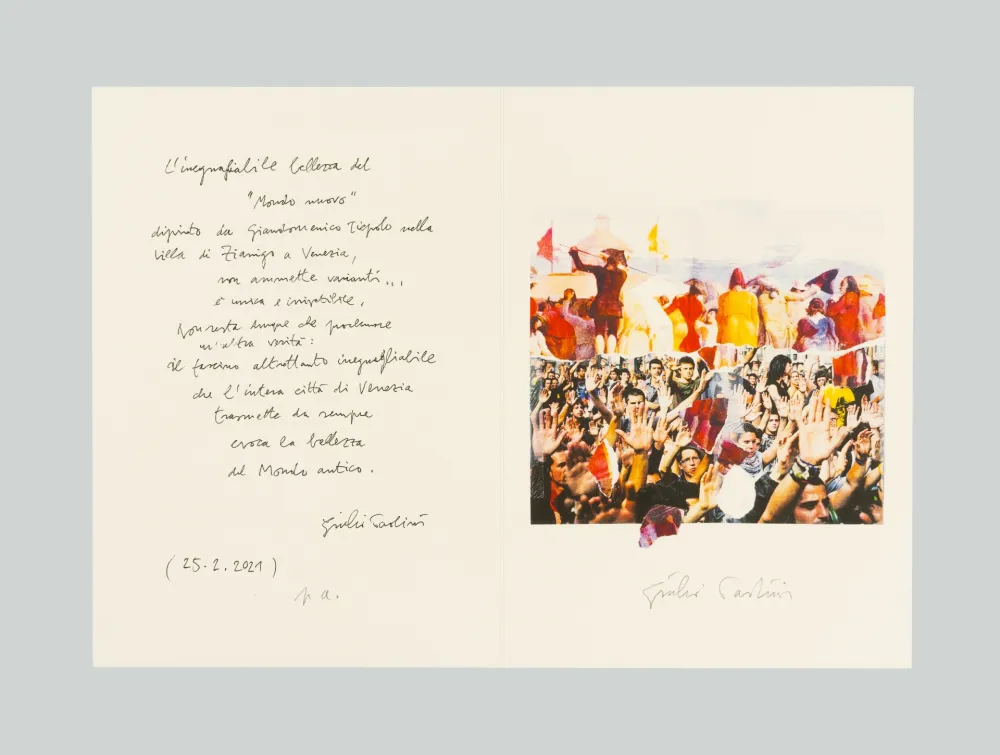 Litografía Paolini - Il nuovo come l'antico