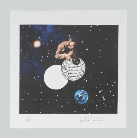 Litografía Paolini - Il pastore al suo padrone