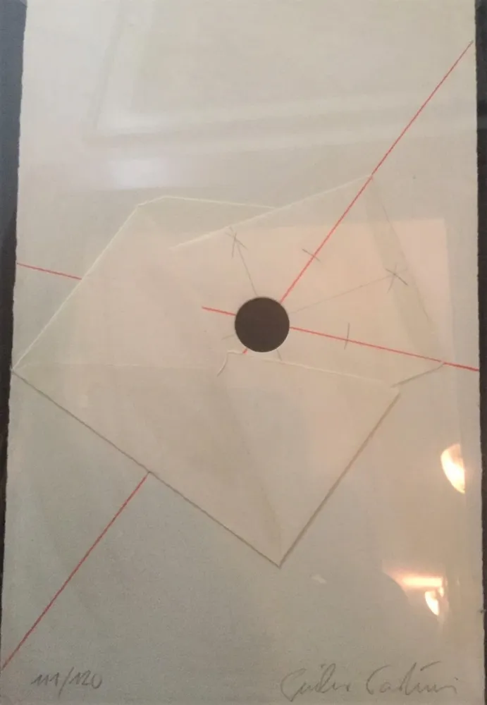 Serigrafía Paolini - L'anello immaginario