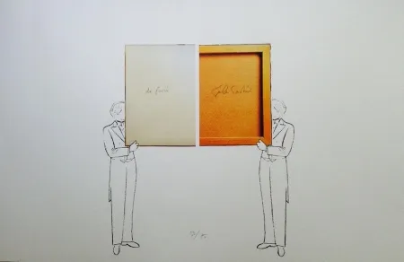 Litografía Paolini - Per un verso o per l'altro E altro ancora