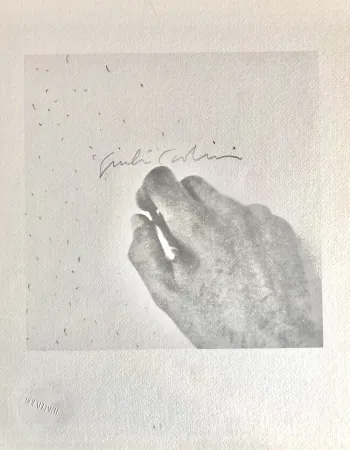 Litografía Paolini - Vedo (I see)