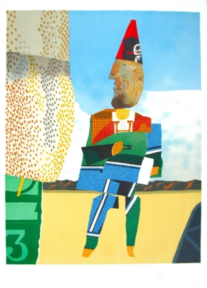 Litografía Papart - Clown III